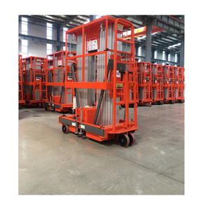 4-18M 240kg किराया मिनी पोर्टेबल आदमी लिफ्टों बिजली एल्यूमीनियम मिश्र धातु लिफ्ट सिंगल, डबल मस्तूल लिफ्ट - Product Image 5