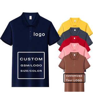 Polo <span class=keywords><strong>en</strong></span> coton biologique 100% pur d'origine OEM, élégant, avec logo personnalisé brodé, polos pour hommes - Product Image 1