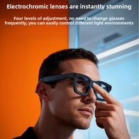 Gafas Inteligentes Electrocrómicas E02C/E03C Transfronterizas con Control Táctil, Batería de 320mAh, 800W Píxeles, Llamadas, Música y IA