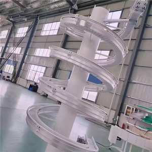 Esnek zincirli konveyör soğutma Spiral kulesi, gıda kurutma yüksek sıcaklık dikdörtgen konveyör - Product Image 3