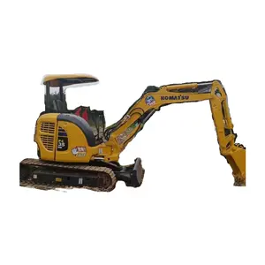 Mini Japón Komatsu35 excavadora usada para uso doméstico interior excavadora 3.5ton excavadora usada Japón