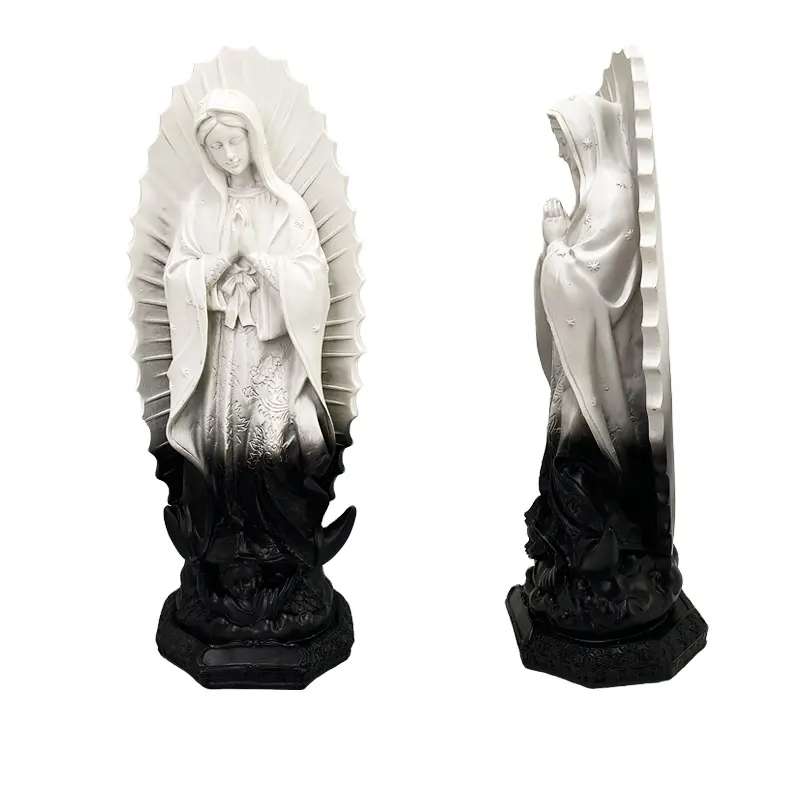 SYLWAN OEM-estatua de resina de la Virgen María para decoración del hogar, artículos religiosos romanos para decoración de iglesia y fiesta de boda