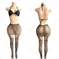 ELITES Vêtements de danse exotiques personnalisés, combinaison diamantée pour strip-teaseuse, vente en gros de vêtements de danse exotiques