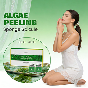 Kit de Traitement Professionnel Bio pour le Renouvellement de la Peau du Visage à Base d'Éponges Exfoliantes aux Algues et de Poudre de Spicules – Ingrédient Cosmétique - Product Image 1