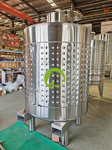 Bon prix 1000L 2000L 3000L cuves de stockage de réservoirs de vin de fermentation d'acier inoxydable pour le vin rouge et blanc dans le vignoble de cave - Product Image 3