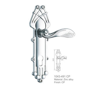 2020 חם מכירה אבץ הבציר הבציר הבציר הראשי למשוך את צלחת הדלת ידית כרום ידיות - Product Image 3