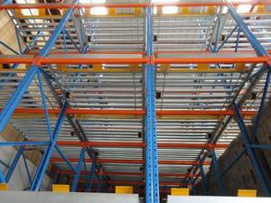 ניצול שטח גבוהה כוח משיכה רולר מדפים מערכת אחסון מתכת מדפים חדירת 5 מזרן - Product Image 5