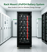 Batterie lithium-fer basse tension 51,2 V 200 Ah montée en rack, batterie de stockage d'énergie OEM / ODM