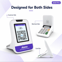 Terminal de paiement par code QR avec clavier, double écran, processeur double cœur, haut-parleur de diffusion vocale pour pharmacie
