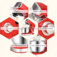 Batteur sur socle électrique Shinechef tendance 2025, prix de gros Alibaba, moteur AC en cuivre pur, mélangeur en acier inoxydable 3,5 L