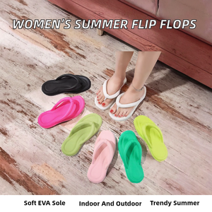 Sandalias de Playa para Mujer, Ligeras, Antideslizantes, con Parte Superior de EVA y Entresuela de PVC, para Interiores y Exteriores, Diseño Único, Gran Venta, a la Moda - Product Image 2