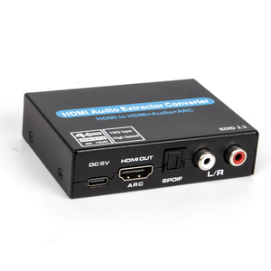 Cho 2.0 âm thanh vắt chuyển đổi Adapter DC đầu ra cho máy tính xách tay 4K 60Hz HDR Toslink <span class=keywords><strong>SPDIF</strong></span> 3.5mm L/R ARC <span class=keywords><strong>5.1</strong></span> HDCP 2.2 - Product Image 6
