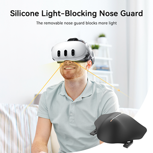 AMVR FC3 Copertura Facciale Aggiornata Compatibile con Accessori <span class=keywords><strong>Meta</strong></span>/Oculus Quest 3, con Manopola Regolabile - Product Image 6