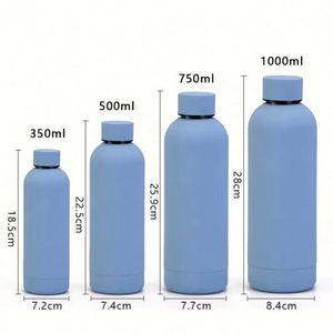 Design Custom Logo 500ml Stainless Steel Tumbler Portable Double Wall Vacuum Insulated Small Mouth Water Bottle Reusable - Product Image 4