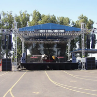 Systèmes de support pour écrans LED et structures de scène extérieures en aluminium pour DJ, éclairage de spectacle, concerts, événements et mariages