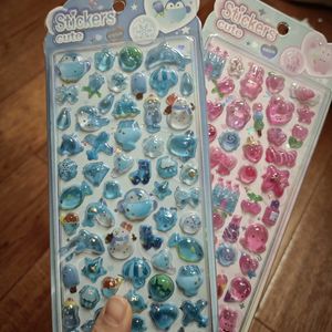 Nouveauté personnalisée : Autocollants 3D en relief style gelée, autocollants 3D imperméables pour enfants, autocollants à bulles de dessins animés - Product Image 4