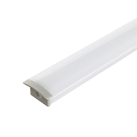 Boîtier en alu monté sur pc, bande led diffuse, éclairage linéaire, extrusion d'aluminium, profilé led