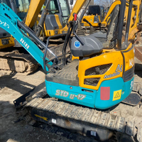 Miniexcavadora Usada Original de Japón para U15, U17, U20S, 2022, Bomba Hidráulica Completa, Motor, Caja de Cambios, Alta Eficiencia