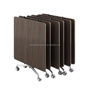 Table de conférence modulaire à rabat en bois moderne de haute qualité, <span class=keywords><strong>bureau</strong></span> de formation pliable pour une utilisation en <span class=keywords><strong>grand</strong></span> <span class=keywords><strong>bureau</strong></span> - Product Image 1