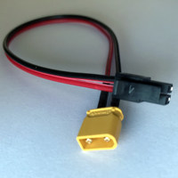 Kabel Daya Radio XT60 Impor Asli Transmisi Data & Gambar Nirkabel Microhard P900 PMDDL2450