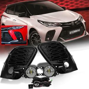 Recién llegado, montaje de luz antiniebla Led para <span class=keywords><strong>Toyota</strong></span> <span class=keywords><strong>Yaris</strong></span> 2022 2023 2024 2025, parachoques delantero, lámpara antiniebla de conducción, DRL, conjunto de piezas de automóvil - Product Image 2