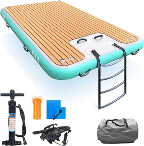 Plateforme flottante gonflable personnalisée en PVC, plateforme de hamac pour bronzer, pour bateau, SUP, yacht, quai - Product Image 3