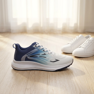 Zapatillas Deportivas Guochao Blancas y Azules, Ligeras, Transpirables, con Cordones, Unisex, Artículo-501, Zapatillas Deportivas Guochao Blancas y Azules, Ligeras - Product Image 5