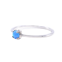 Nouvelle bague de fiançailles personnalisée pour femme en argent sterling 925, romantique et tendance, avec opale, pour mariages, anniversaires, fêtes et cadeaux