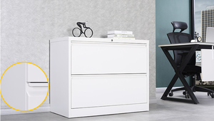 Modern 2-<b>Drawer</b> Vertical Steel File Cabinet Customized High Quality <b>for</b> Bedroom Kitchen Home Office Living Room-Direct Factory - Product Image 3