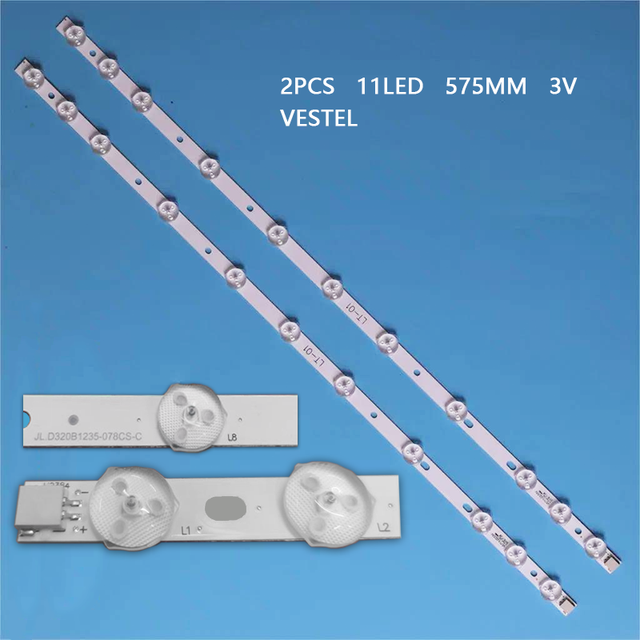 Suitable for Toshiba JL.D320B1235-078CS-C LED Light Strip 11 Lights Hyundai 32HYN185DLED LCD TV Backlight