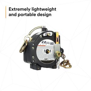 ระบบสายเคเบิลกันตกแนวนอน DBI-SALA EZ-Line 60 ฟุต แบบชุบสังกะสี พร้อมวินซ์ในตัวและระบบควบคุมแรงดึง - Product Image 6