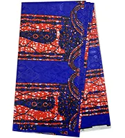 Tissu imprimé africain en gros Chine Wax Prints tissus ankara <span class=keywords><strong>Java</strong></span> polyester Bazin EMBOSS imprime tissu - Product Image 1