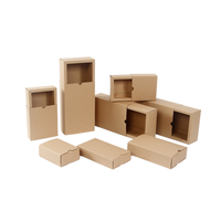 Boîte auto-élevante en carton de luxe personnalisée avec matériaux recyclés, cadre photo en papier kraft et options bougies