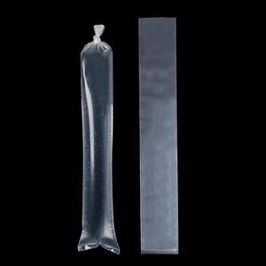 Sacs plats transparents en PE, longs et étroits, imprimés en héliogravure, taille personnalisée, imperméables, pour affiches d'exposition - Product Image 1