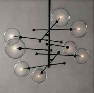 Lustre Art Déco à LED de <span class=keywords><strong>style</strong></span> <span class=keywords><strong>industriel</strong></span> moderne pour salon salle à manger café <span class=keywords><strong>chambre</strong></span> à coucher - Product Image 3
