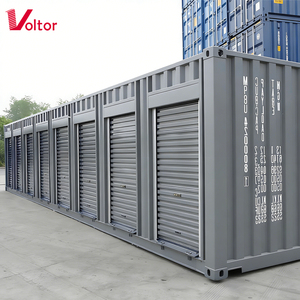 Mini Almacén <span class=keywords><strong>de</strong></span> Acero <span class=keywords><strong>de</strong></span> Alta Calidad, Taller Industrial al Aire Libre, Almacén con Puerta Enrollable para Autoalmacenamiento - Product Image 2