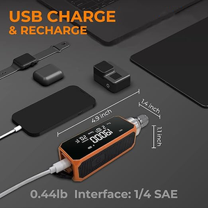VGW-Mini HLK-Zubehör Elitech Tragbares Drahtloses Digitales Vakuummeter mit Adapter Tragbares Elektronisches Vakuum-Manometer - Product Image 3