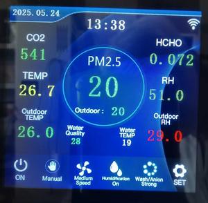 เครื่องทำความชื้นสำหรับเครื่องฟอกอากาศในครัวเรือนแบบ2หัวฉีดล้างฝนทำความสะอาดอากาศสำหรับหญิงตั้งครรภ์ทารกสำหรับโรคจมูกอักเสบ - Product Image 4