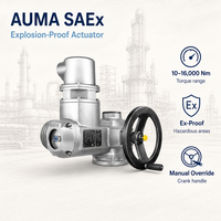 Actionneur de vanne électrique multi-tours fiable AUMA SA SAV SAEx SAUW pour usine de distribution d'eau