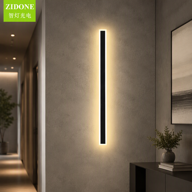 Modern Outdoor Waterproof LED Wall Lamps Solar Powered Decorative Light for Garden Entry Door Villa Courtyard-Polycarbonate