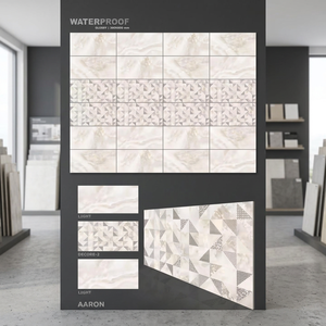 Carreaux de sol muraux en céramique, grès finition satinée moderne d'art frais 30x60cm 300x600mm Porcelaine émaillée pour hall extérieur salle de bain - Product Image 4