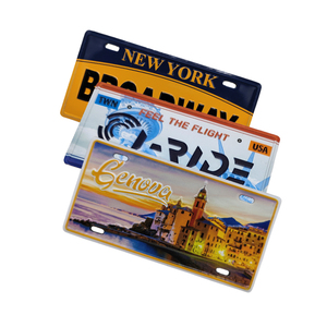 Targa in metallo personalizzata magnete italia magnete frigo magnete souvenir italiano - Product Image 3