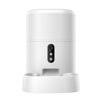 Chien et chat Intelligent WiFi Mobile App Télécommande Microchip Automatic Pet Feeder avec 6L Camera
