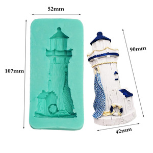Ocean Lighthouse Silicone Mold 3D Fondant Cake Decorating DIY Resin Soap Baking Mold - Product Image 5