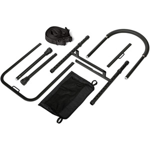 Barandilla de Seguridad Foxconn para Cama, 110 cm, Altura Ajustable, para Ancianos y Embarazadas, Asistencia de Movilidad, Metal Negro con Bolsa de Transporte - Product Image 1
