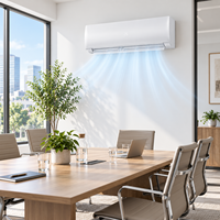Climatiseur mural mini-split domestique certifié CE CB, chauffage rapide, refroidissement, faible consommation d'énergie, système de climatisation pour atelier