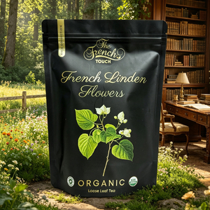ถุงซิปล็อคแบบตั้งได้สีดำด้านพิมพ์ลายตามสั่ง ปั๊มฟอยล์ทอง ถุงฟอยล์อะลูมิเนียม สำหรับบรรจุภัณฑ์ชาสมุนไพรแบบใบหลวม - Product Image 1