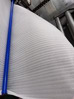 Rollo de Espuma EPE Blanco de 300M de Largo, Resistente a la Humedad, con Superficie de Papel Melamínico con Diseño de Madera, para Embalaje de Muebles, Directo de Fábrica