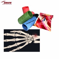 Bandage en polymère de fibre de verre extensible et flexible, confortable pour le soin des plaies et la fixation