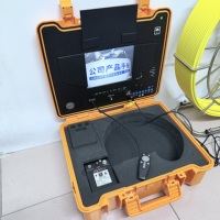 Caméra d'inspection des égouts étanche IP68, écran couleur TFT 7 pouces, auto-nivelante, sonde 38 mm, câble de 60 m pour inspection de canalisations